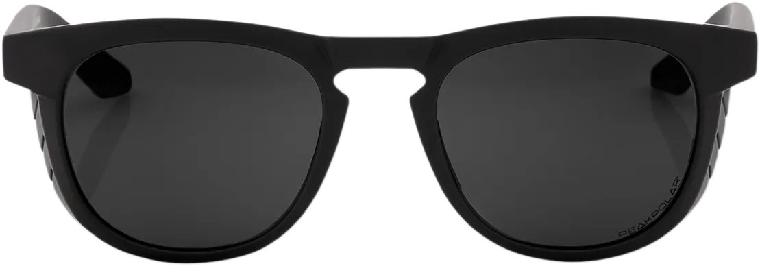 100% Slent Sunglasses - Black - Gray Polarized 61035-100-47