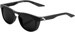 100% Slent Sunglasses - Black - Gray Polarized 61035-100-47