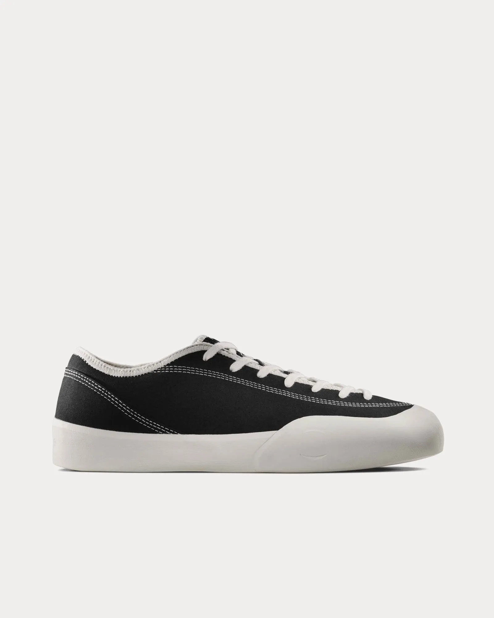 1:30PM Black / Whisper White Low Top Sneakers