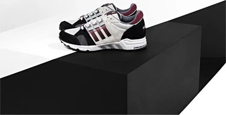 Adidas Footpatrol x EQT Running Cushion 93 'Clear Gray Red' Sneakers, Gray