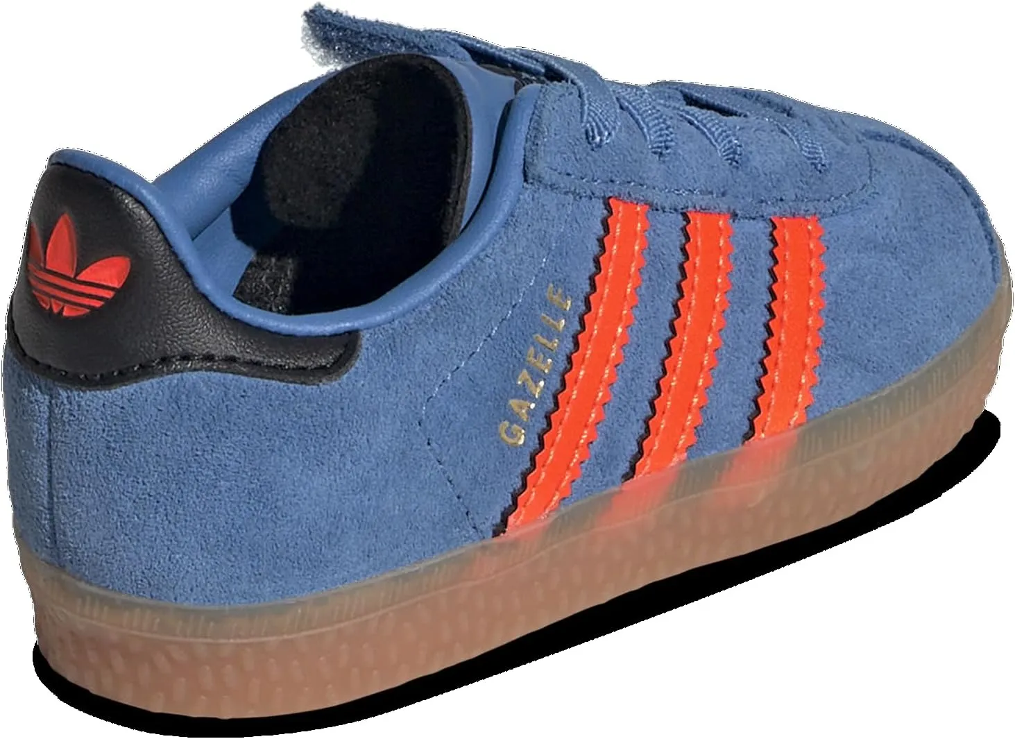 Adidas Originals Gazelle - Boys' Toddler (JP7134, Focus Blue/Solar Orange/Black)