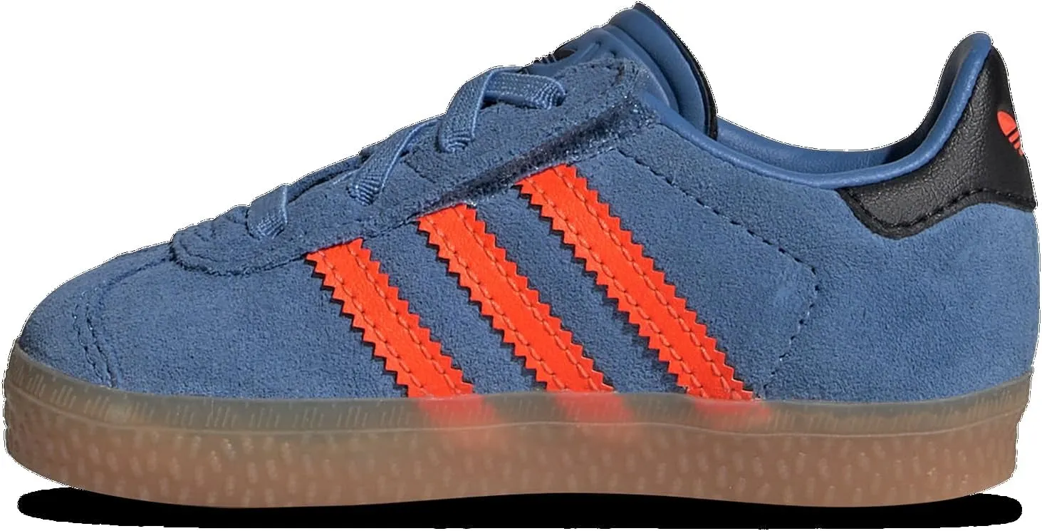 Adidas Originals Gazelle - Boys' Toddler (JP7134, Focus Blue/Solar Orange/Black)