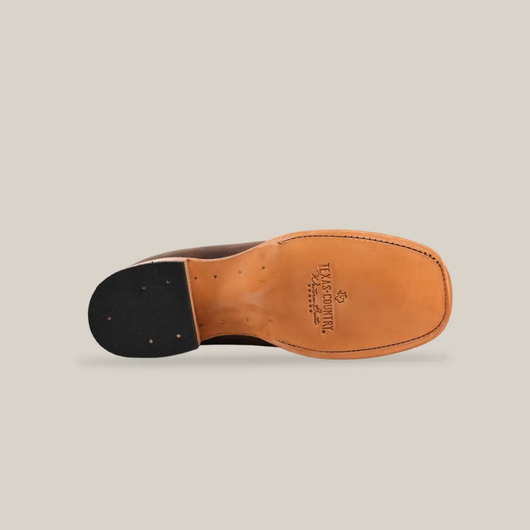 Alamo Brown Square Toe