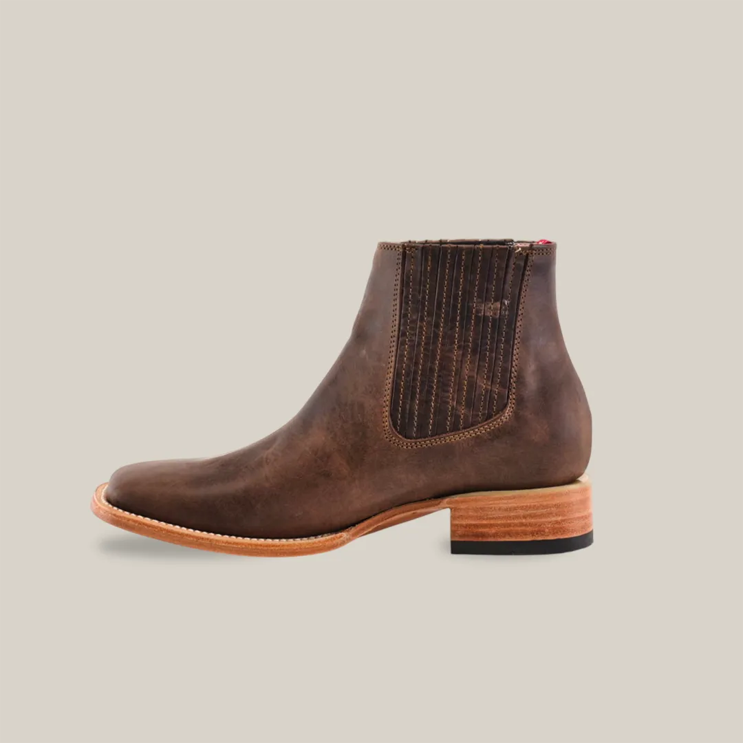 Alamo Brown Square Toe