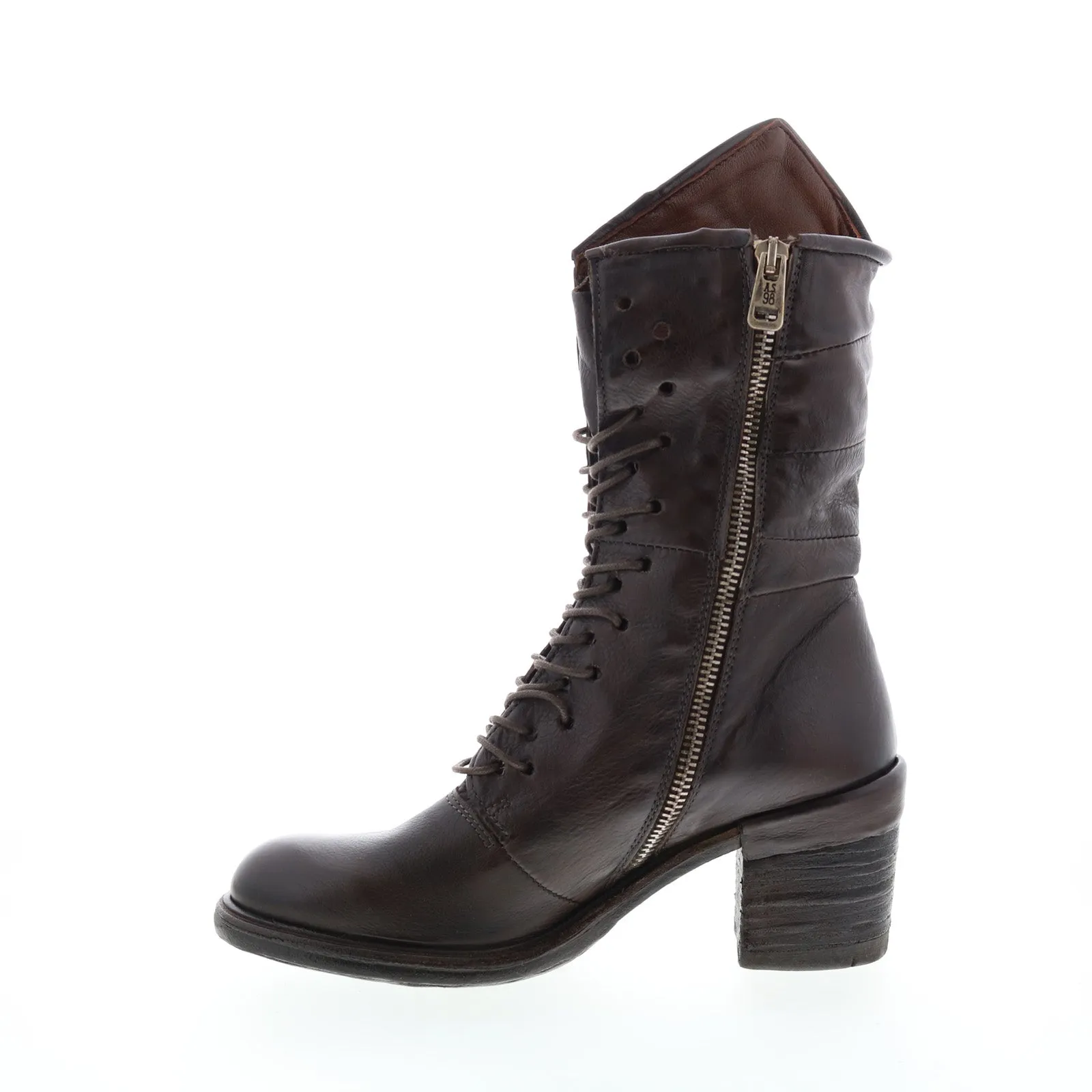 A.S. 98 Jasper A24202-101 Womens Brown Leather Lace Up Casual Dress Boots