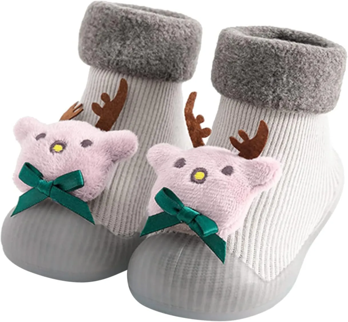 Baby Girl Shoes,Toddler Baby Kids Boys Girls Christmas 3D Socks Shoes Cartoon Slipper Prewalker Shoes Girls Shoes