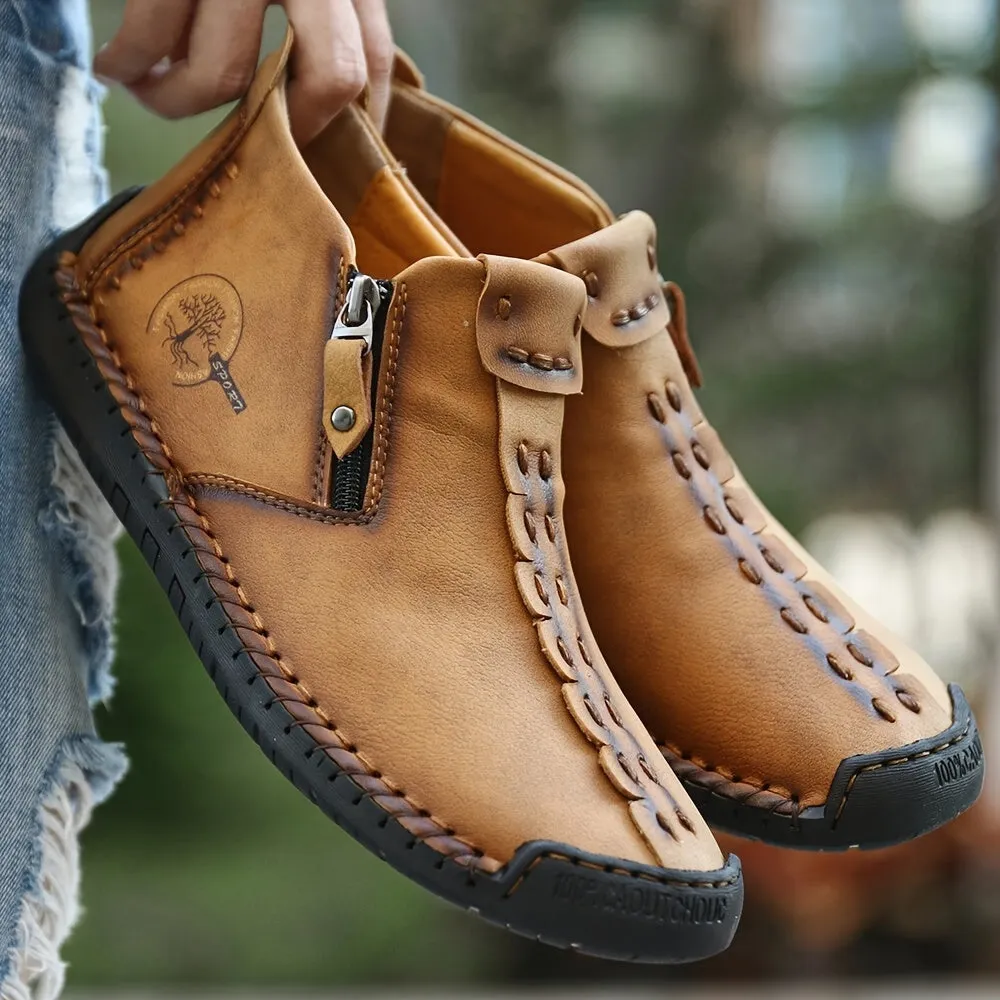 BACKWOODS | Vintage Style Ankle Boots For Men