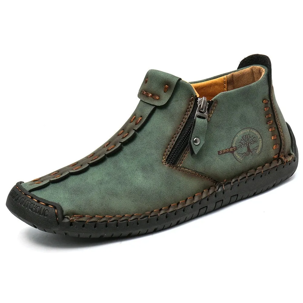 BACKWOODS | Vintage Style Ankle Boots For Men