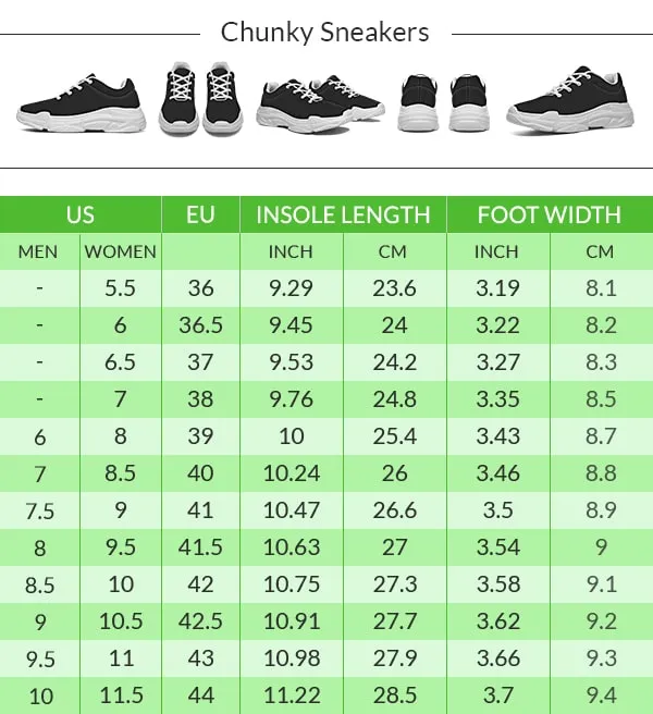 Biology Lovers Chunky Sneakers