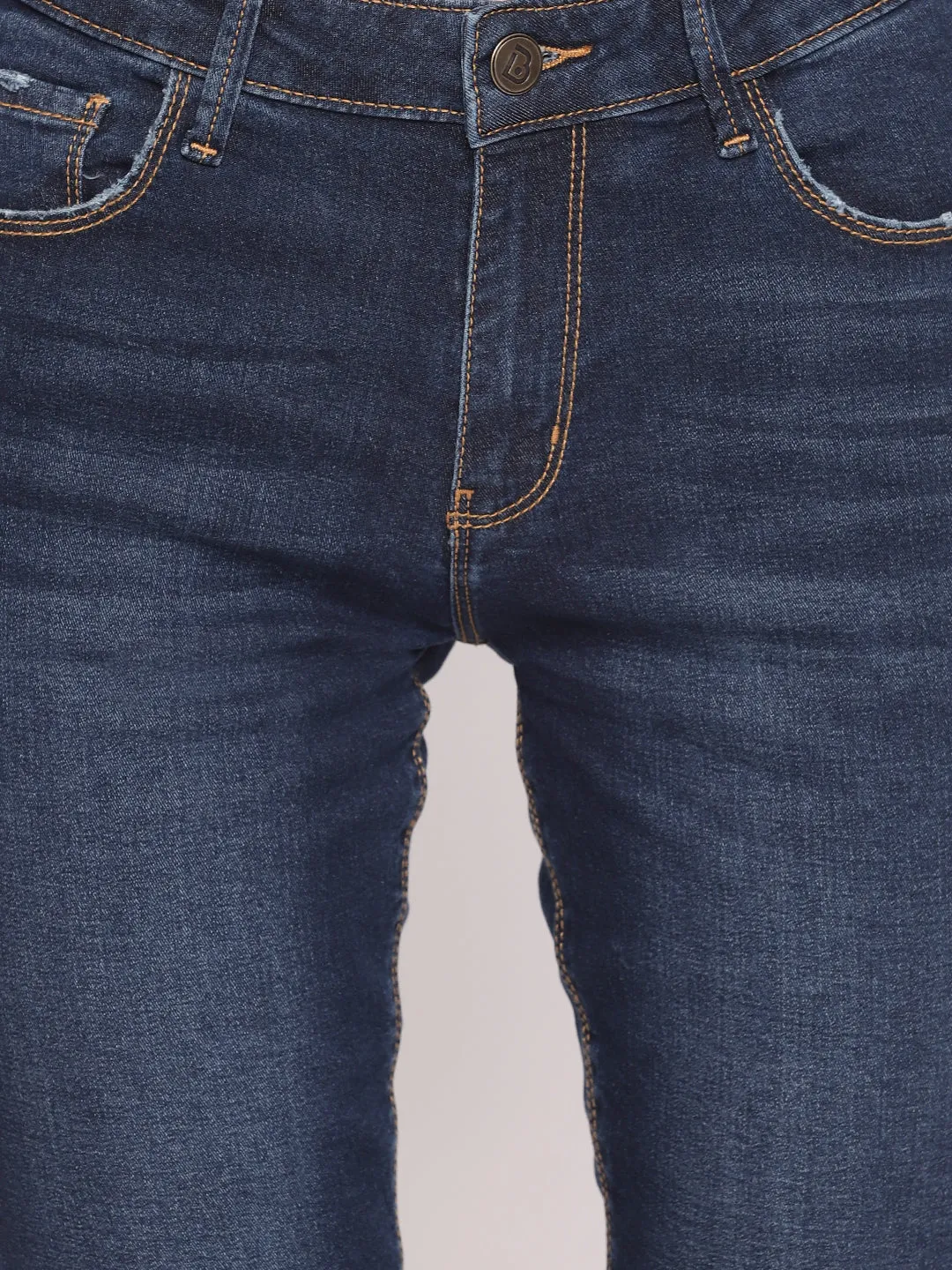 Blue Slim Fit Denim Jeans
