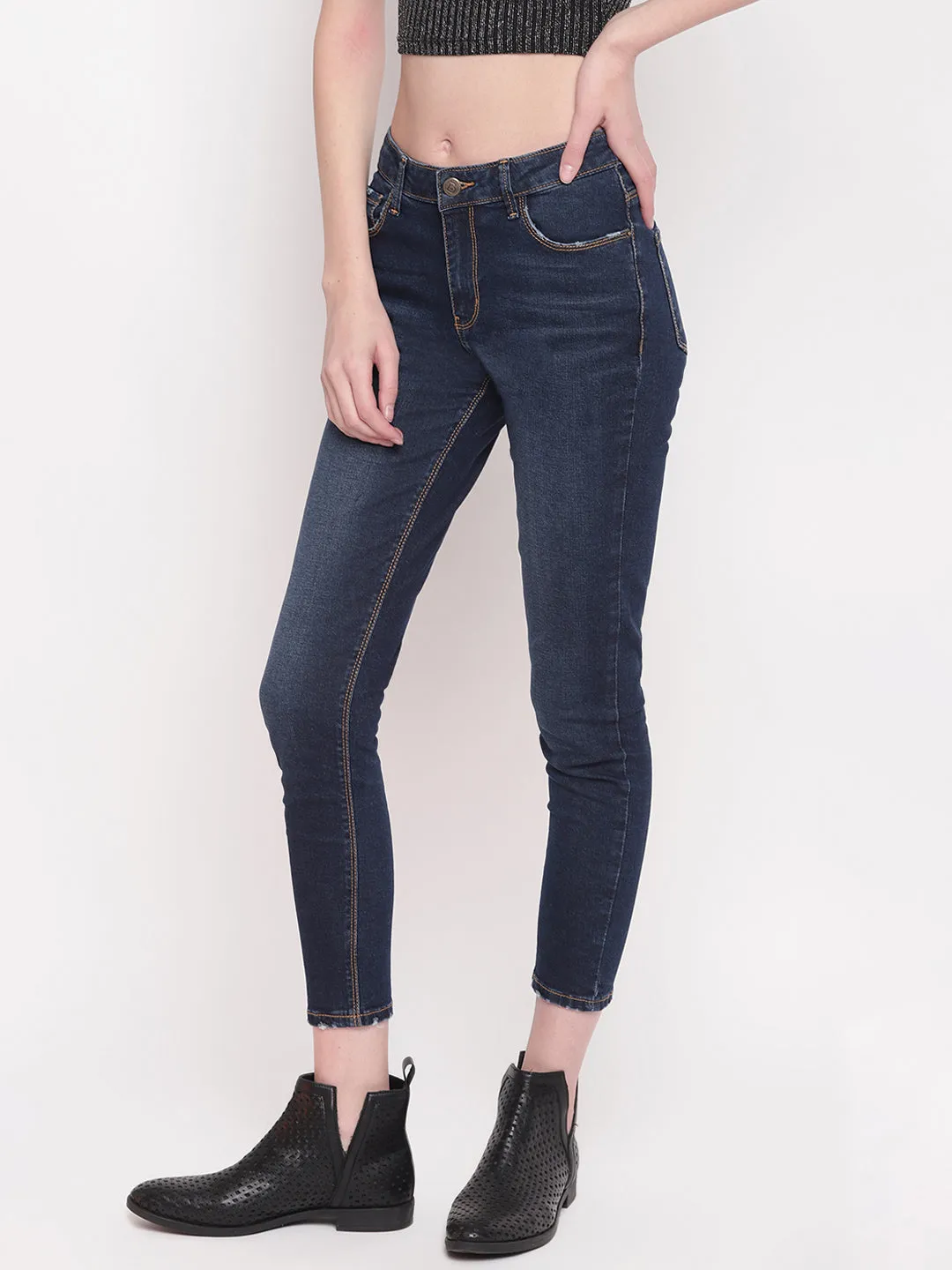 Blue Slim Fit Denim Jeans