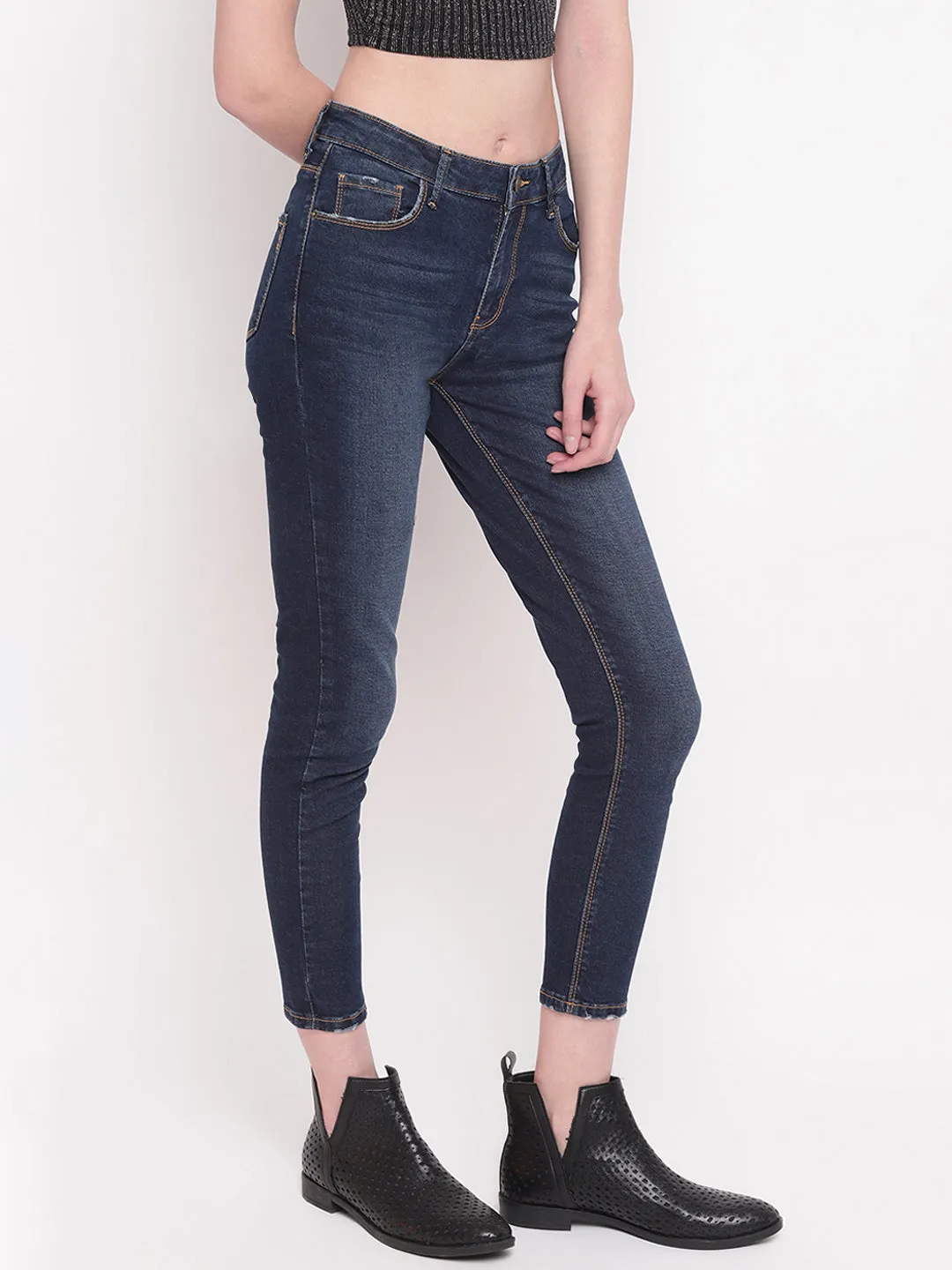 Blue Slim Fit Denim Jeans