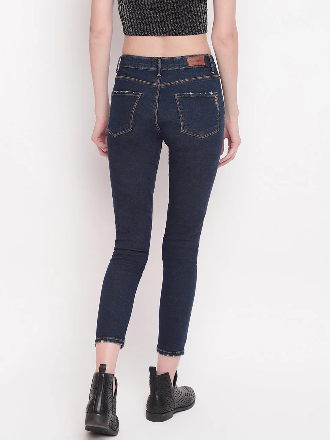 Blue Slim Fit Denim Jeans