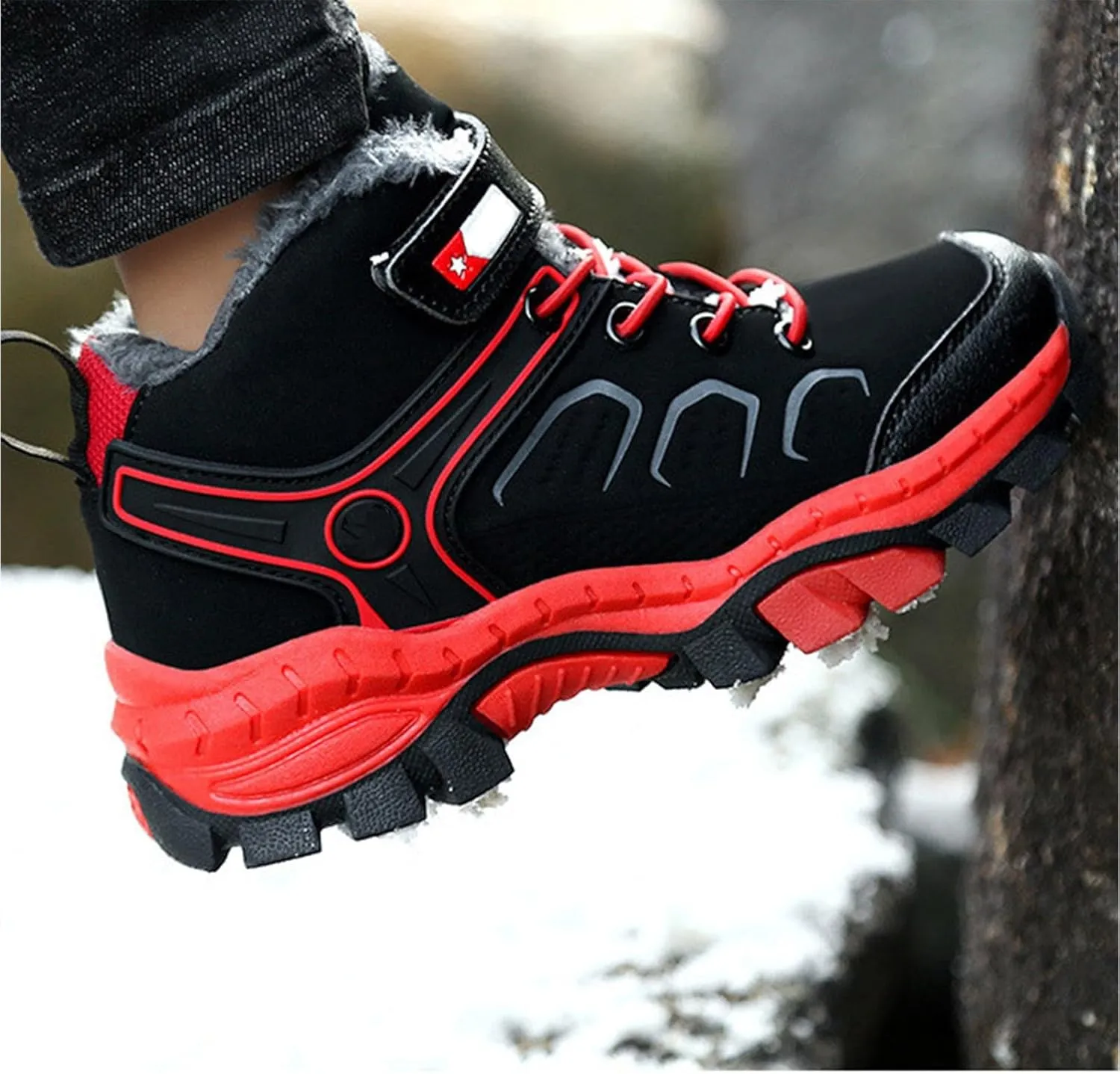 Boys Girls High Top Athletic Shoes for Kids Basketball Non Slip Running Walking Lightweight Lace-up Little Boy Shoes