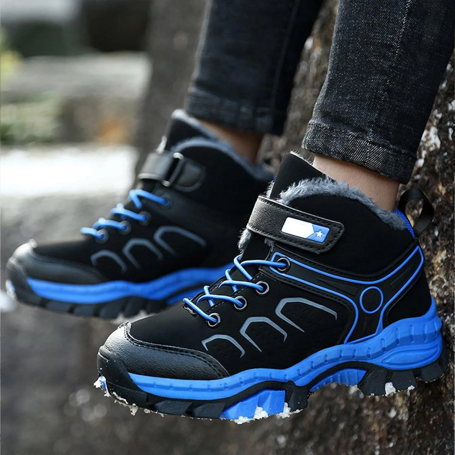 Boys Girls High Top Athletic Shoes for Kids Basketball Non Slip Running Walking Lightweight Lace-up Little Boy Shoes