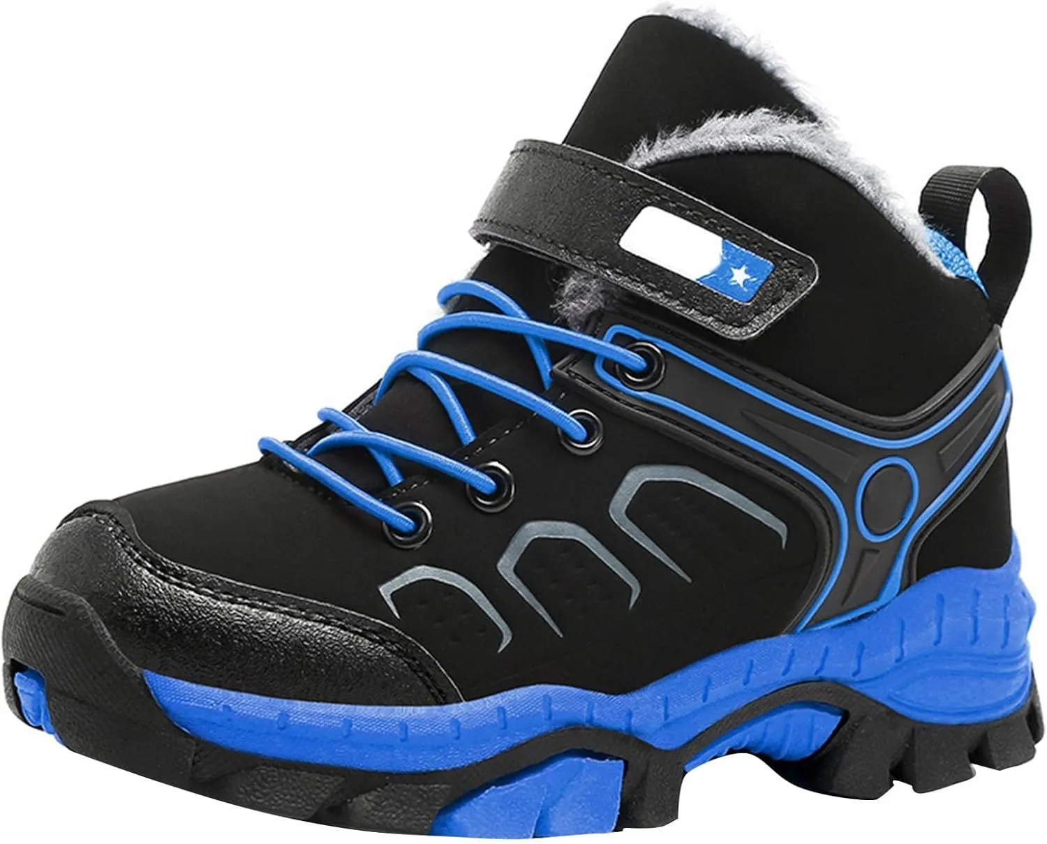 Boys Girls High Top Athletic Shoes for Kids Basketball Non Slip Running Walking Lightweight Lace-up Little Boy Shoes