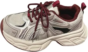Boys Girls Kids Outdoor Running Sport Shoes Shoelace Ankle Sneaker Sole Non Slip Mesh Breathable Childrens Casual Shoes