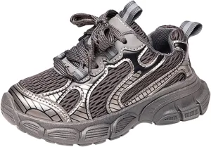 Boys Girls Shoes Kids Tennis Running Athletic Sport Sneakers Breathable Non Slip Mesh Comfortable Girls Dress Shoes