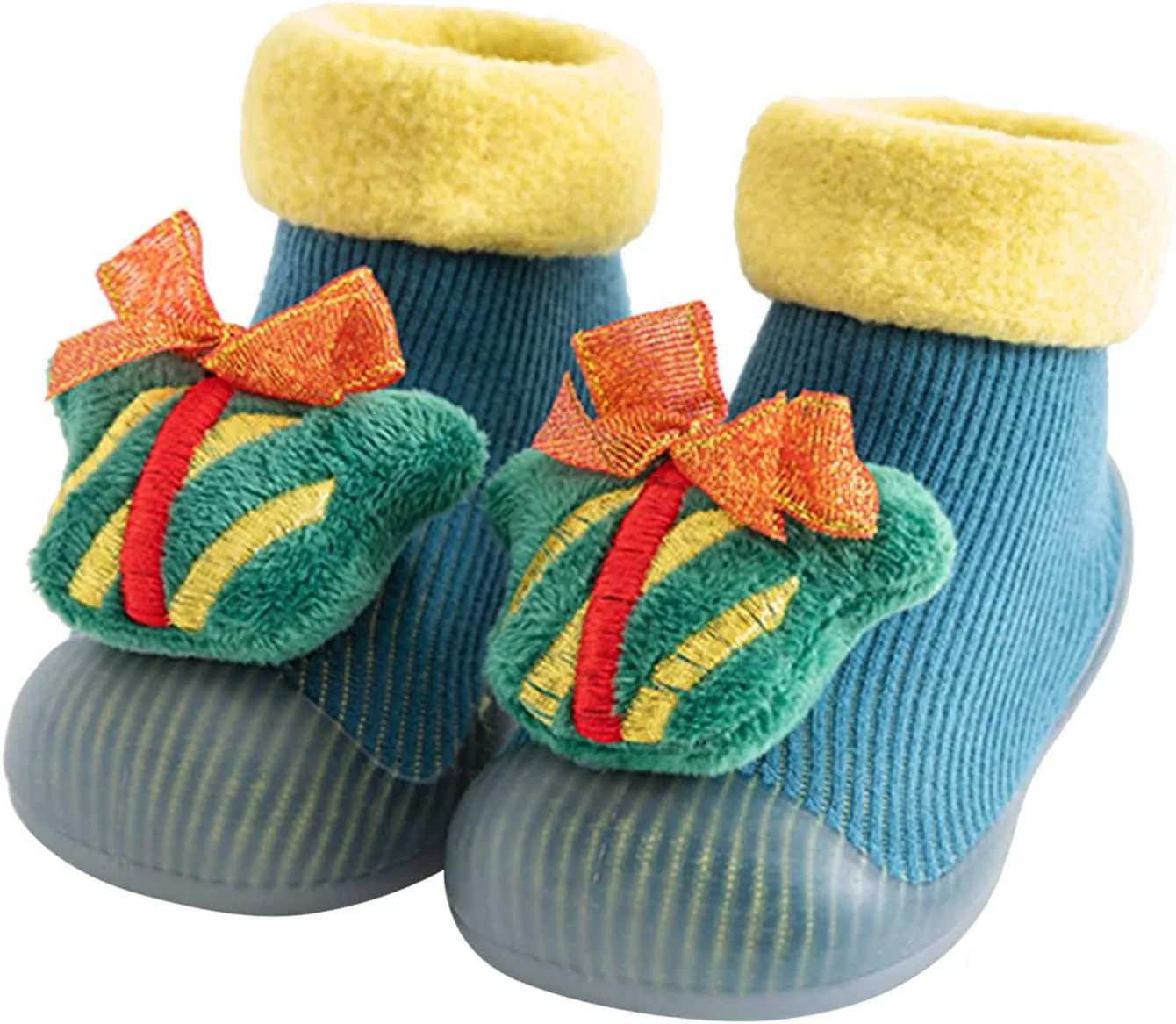 Breathable Shoe Christmas Kids 3D Socks Baby Cartoon Shoes Toddler Boys Slipper Prewalker Kids Shoes Size 4