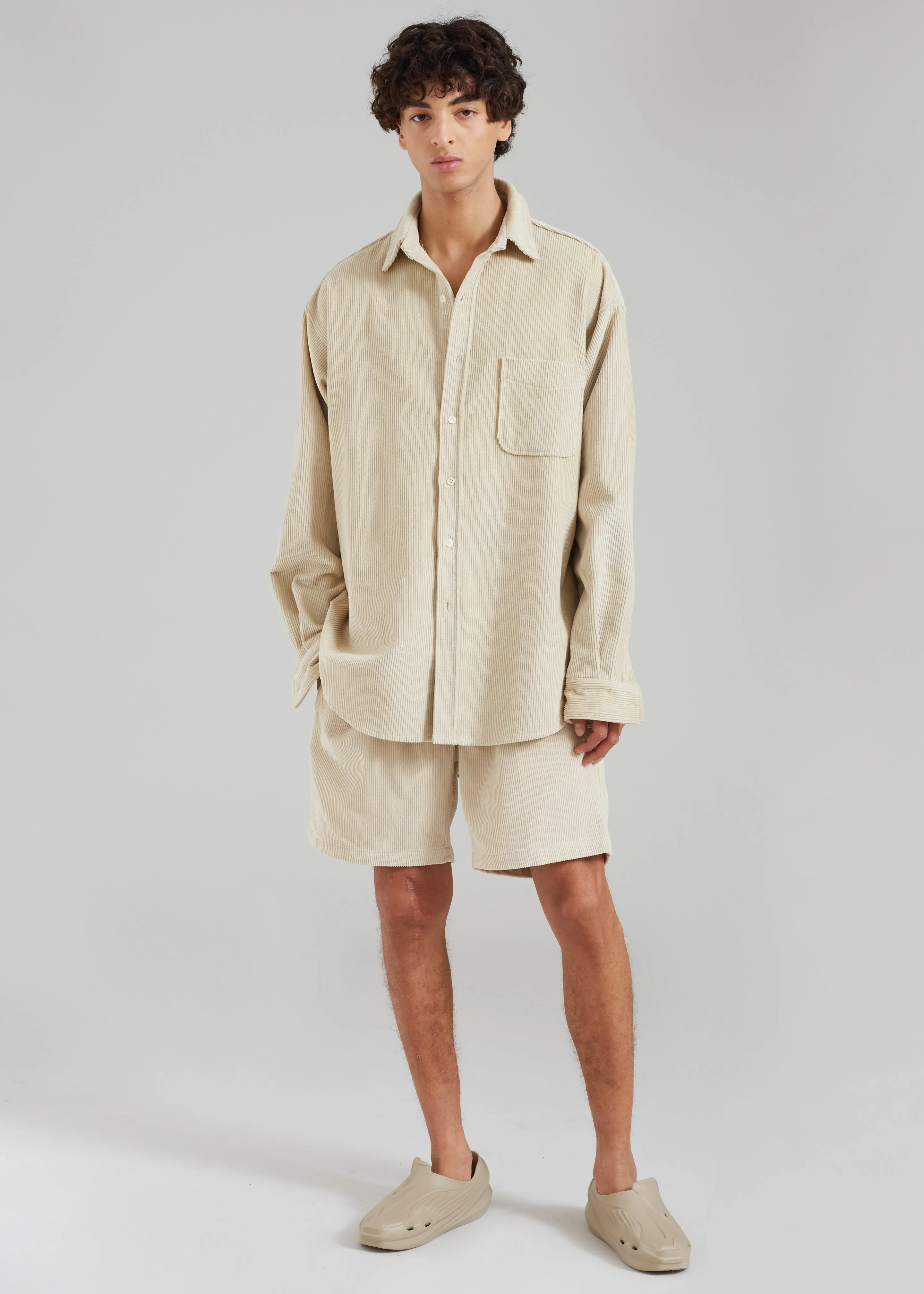 Camden Corduroy Shorts - Cream