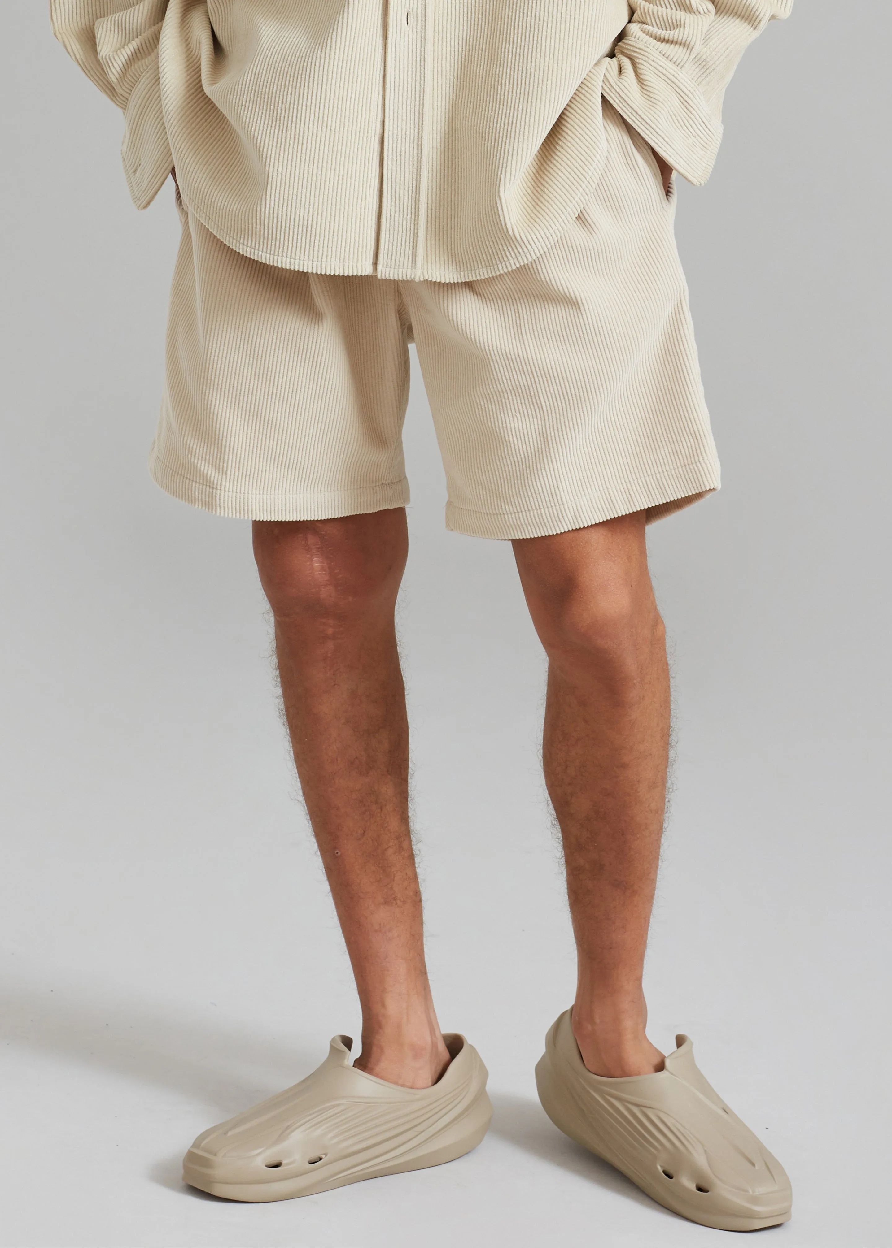 Camden Corduroy Shorts - Cream