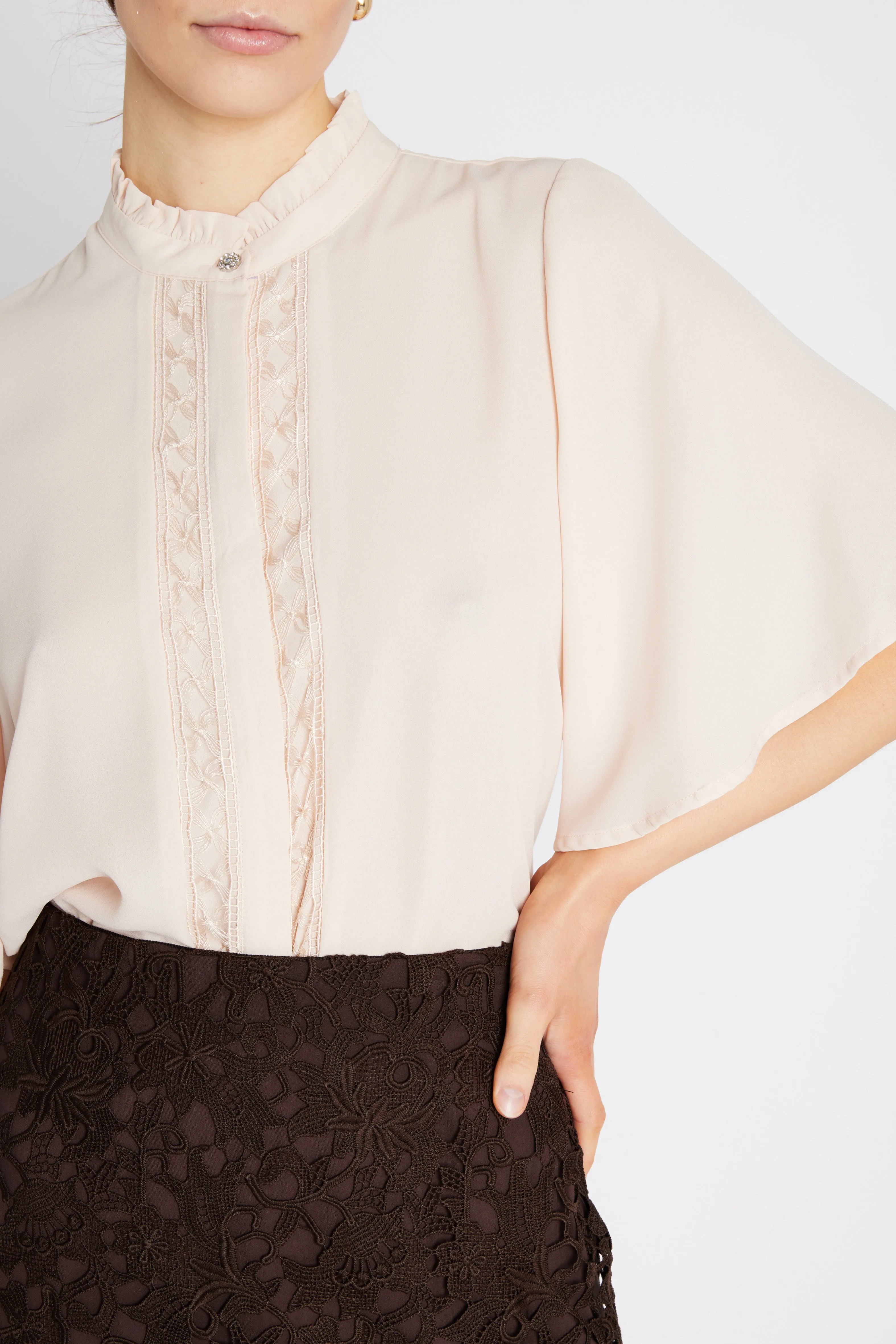 CamillaBBVivia shirt - Light peach