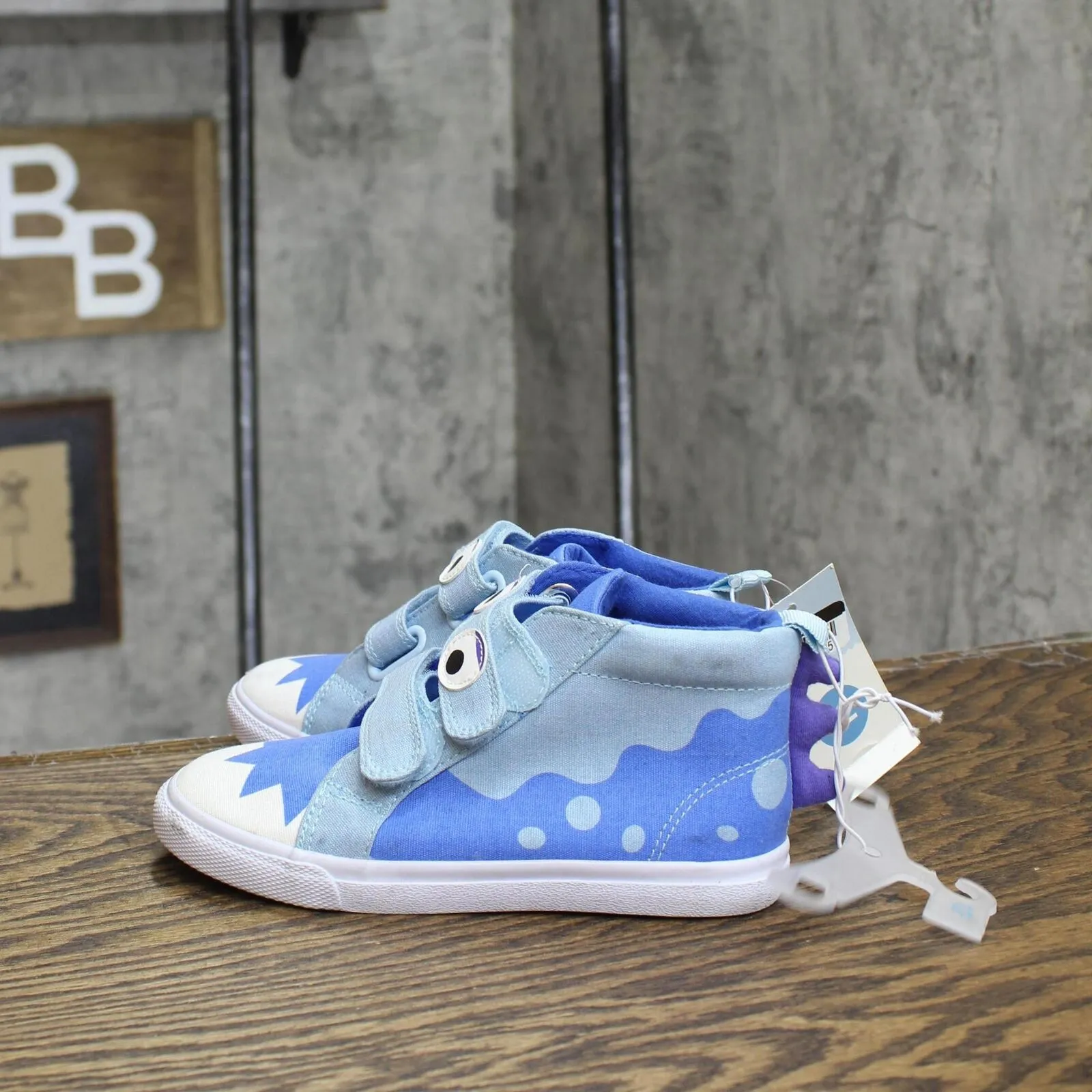 Cat & Jack Toddler Boys Luke Mid-Top Sneakers 87832608 Blue 12T