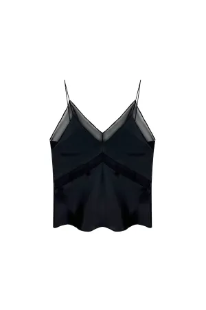Cube Slip Top - Black/Black