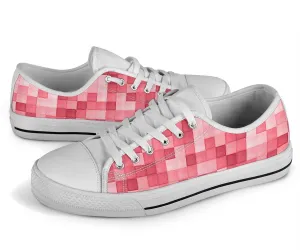 Custom Sneakers - Pink Checks