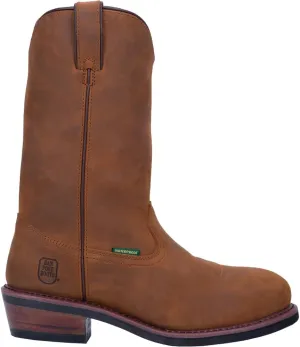 Dan Post Mens Albuquerque Waterproof Steel Toe Work Safety Shoes Casual - Brown - Size 10.5 EW