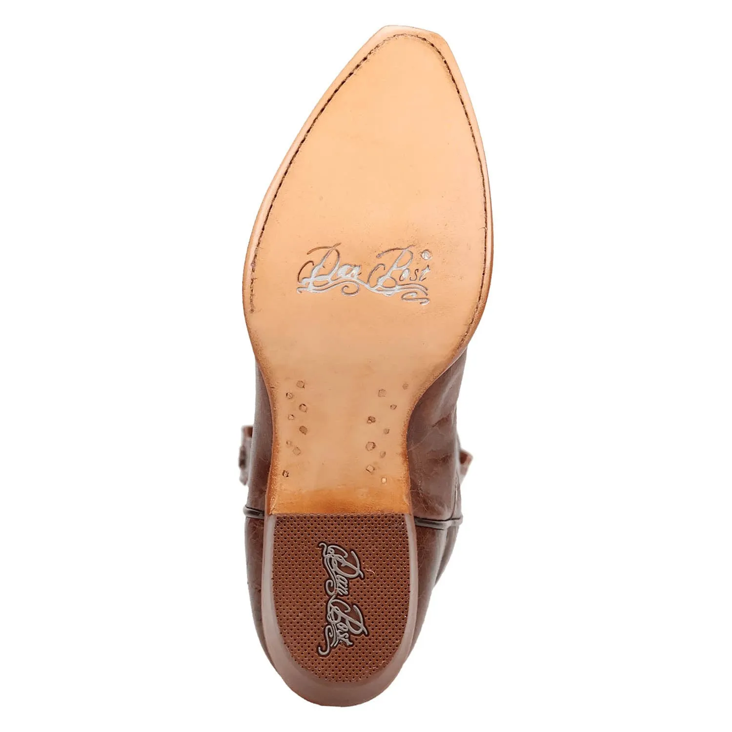Dan Post Womens Katy Brown Leather Cowboy Boots