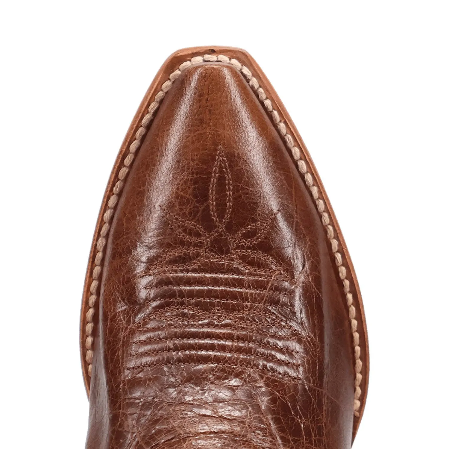 Dan Post Womens Katy Brown Leather Cowboy Boots