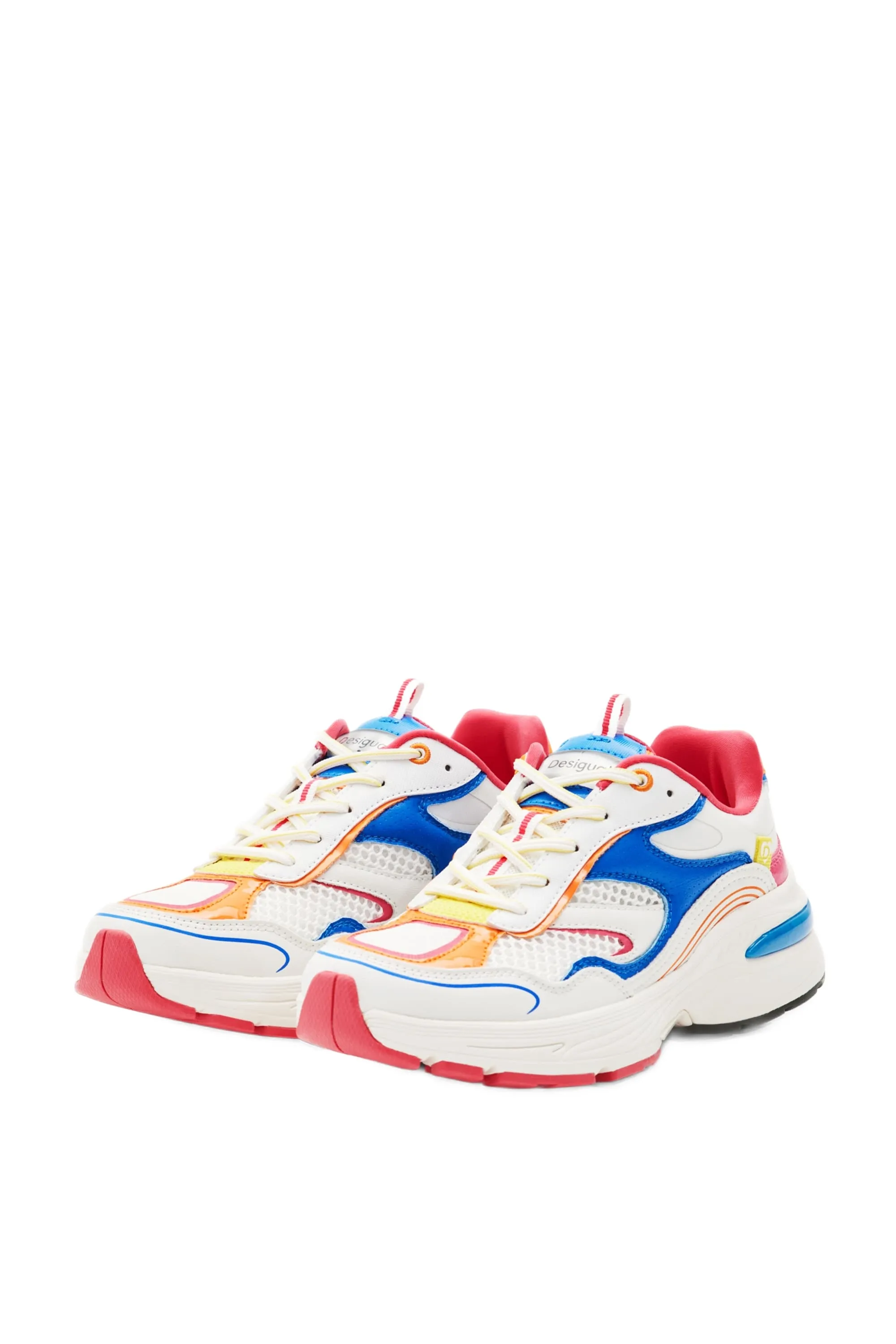 Desigual Moon Blanca Running Style Colourful Sneakers 24SSKP07
