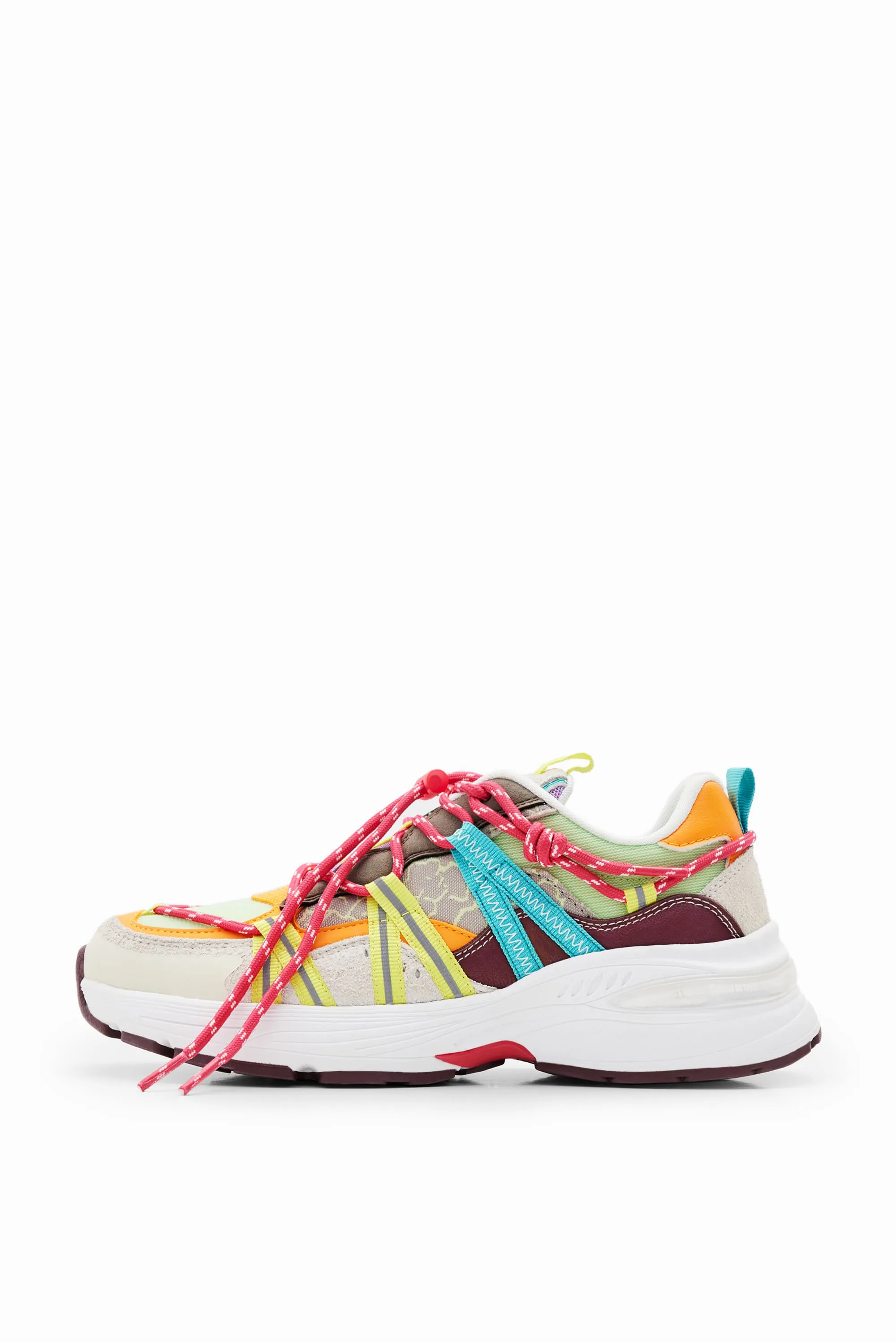 Desigual Moon Trekking Patch Multicoloured Running Sneakers 24SSKA15