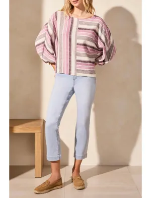 DOLMAN SLEEVE BOATNECK TOP
