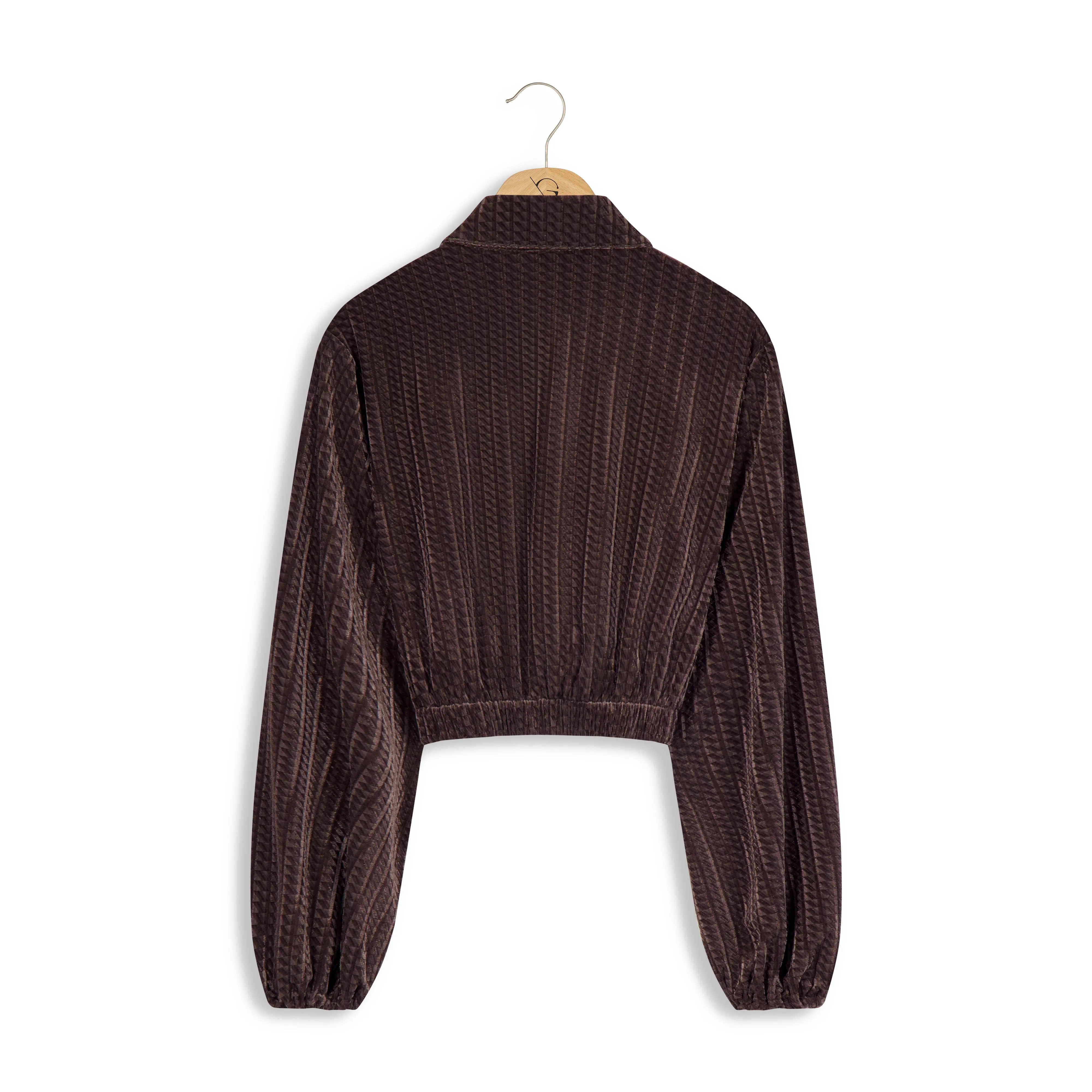element tied front cropped blouse