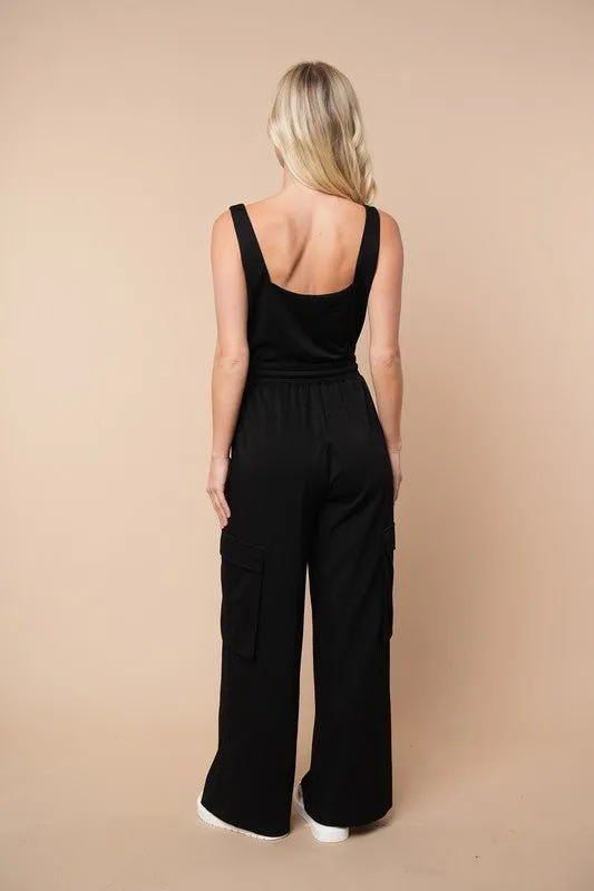 Essential Cargo Jumpsuit