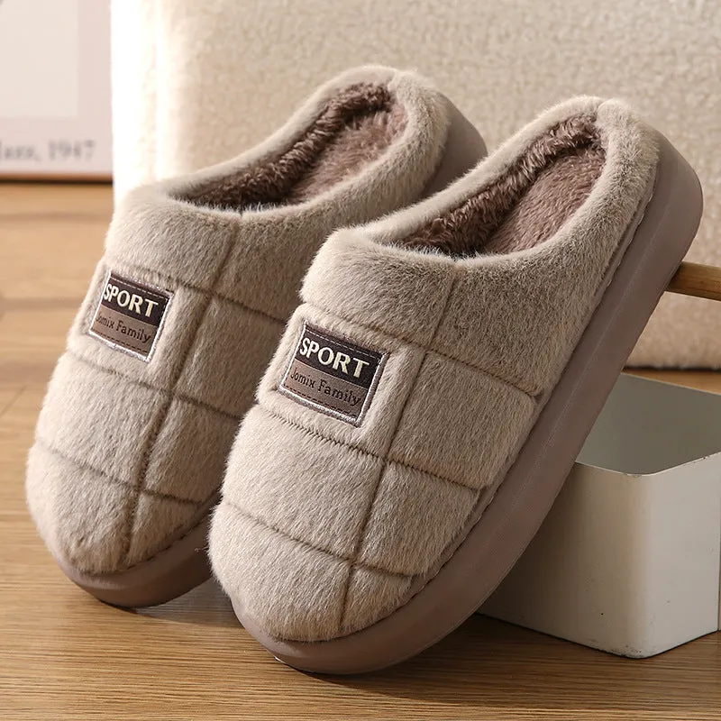 EVA Thick Sole Warm Slippers