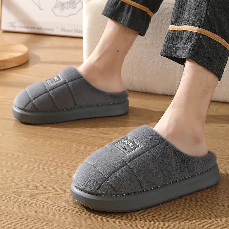 EVA Thick Sole Warm Slippers