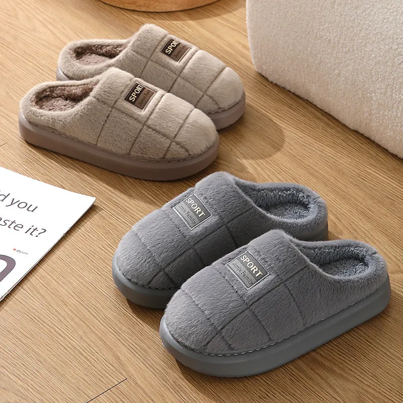 EVA Thick Sole Warm Slippers