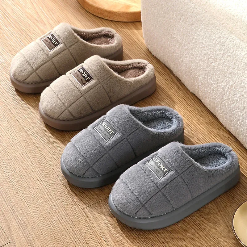 EVA Thick Sole Warm Slippers