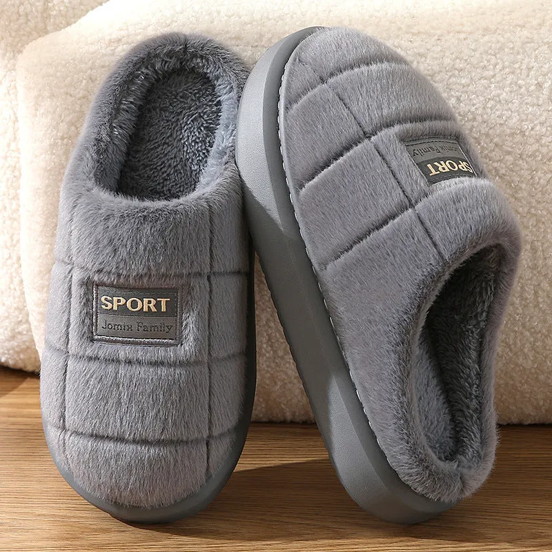 EVA Thick Sole Warm Slippers
