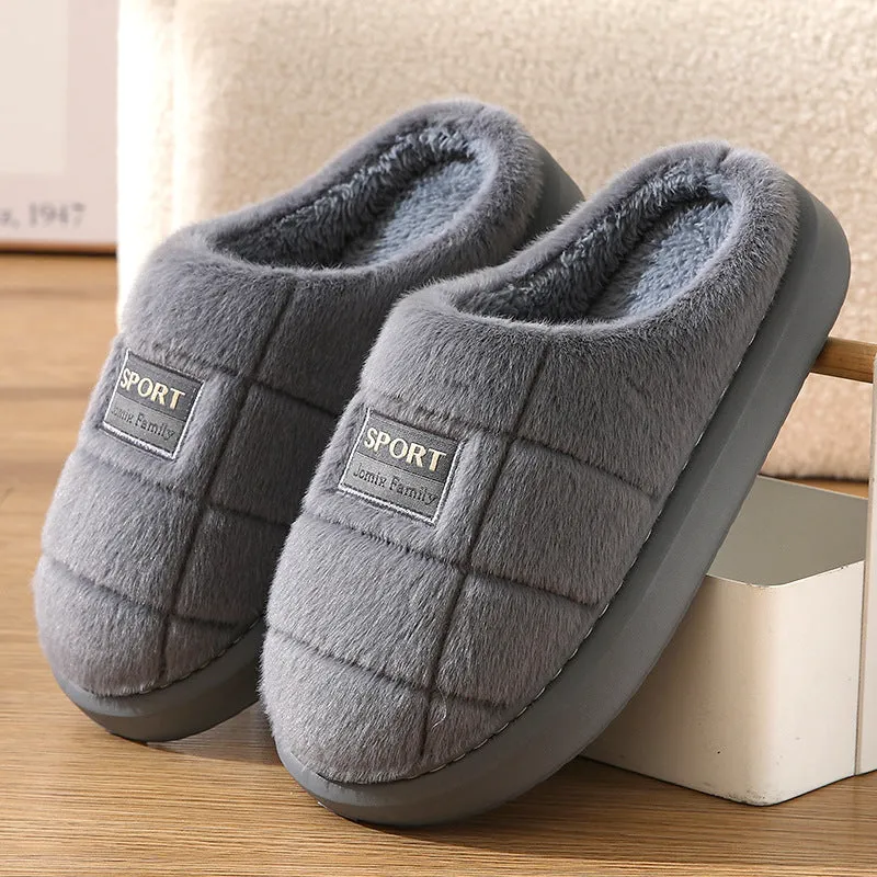 EVA Thick Sole Warm Slippers