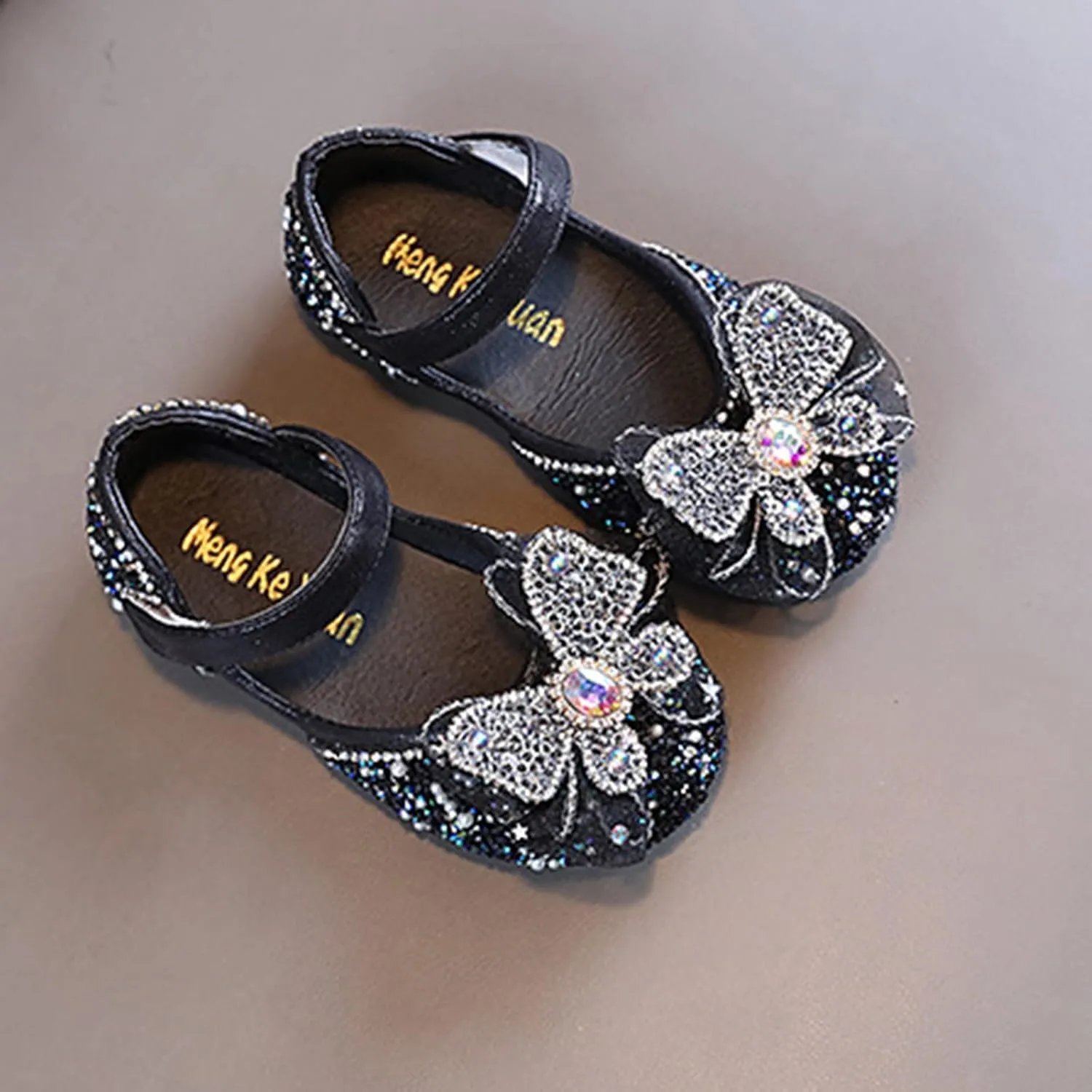 Fashion Autumn Toddler and Girls Casual Shoes Thick Sole Round Toe Buckle Dress Shoes Water Shoes Girls