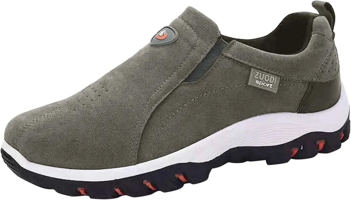 Fashion Lightweight Sneakers for Men Breathable Elastic Fly Woven Mesh Sneaker Hook and Loop Orthopedic Sneakers