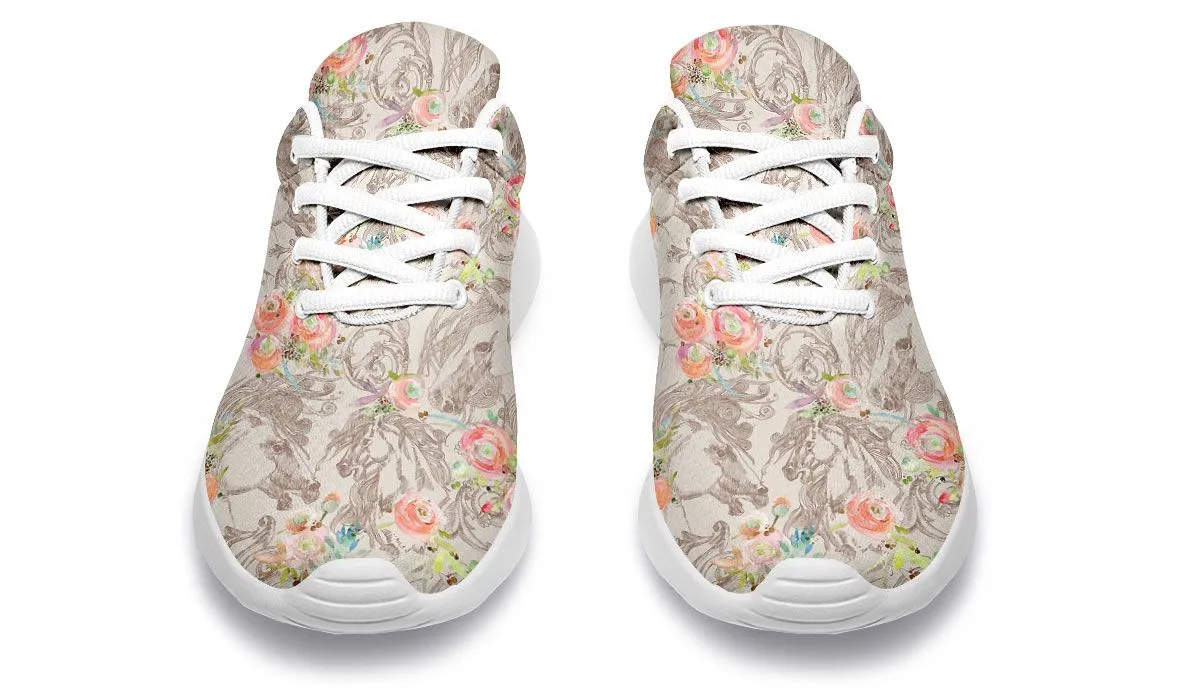 Floral Horse Sneakers