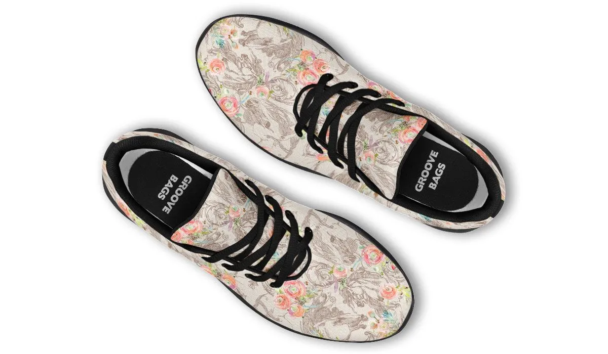Floral Horse Sneakers