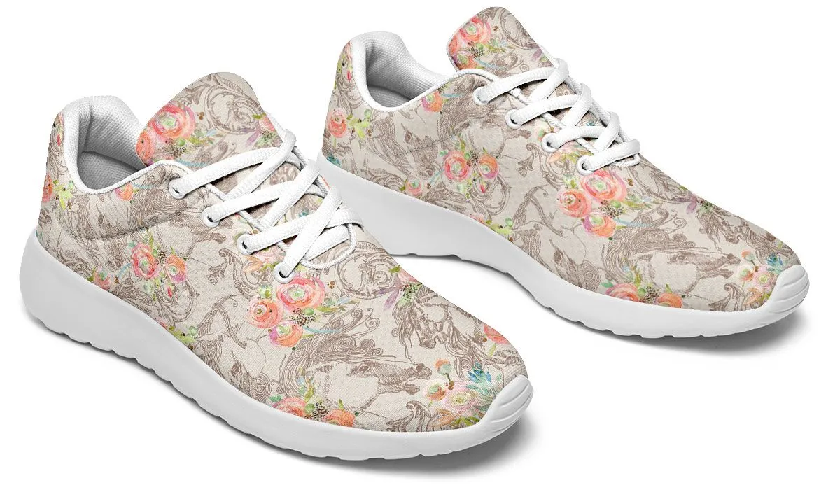 Floral Horse Sneakers