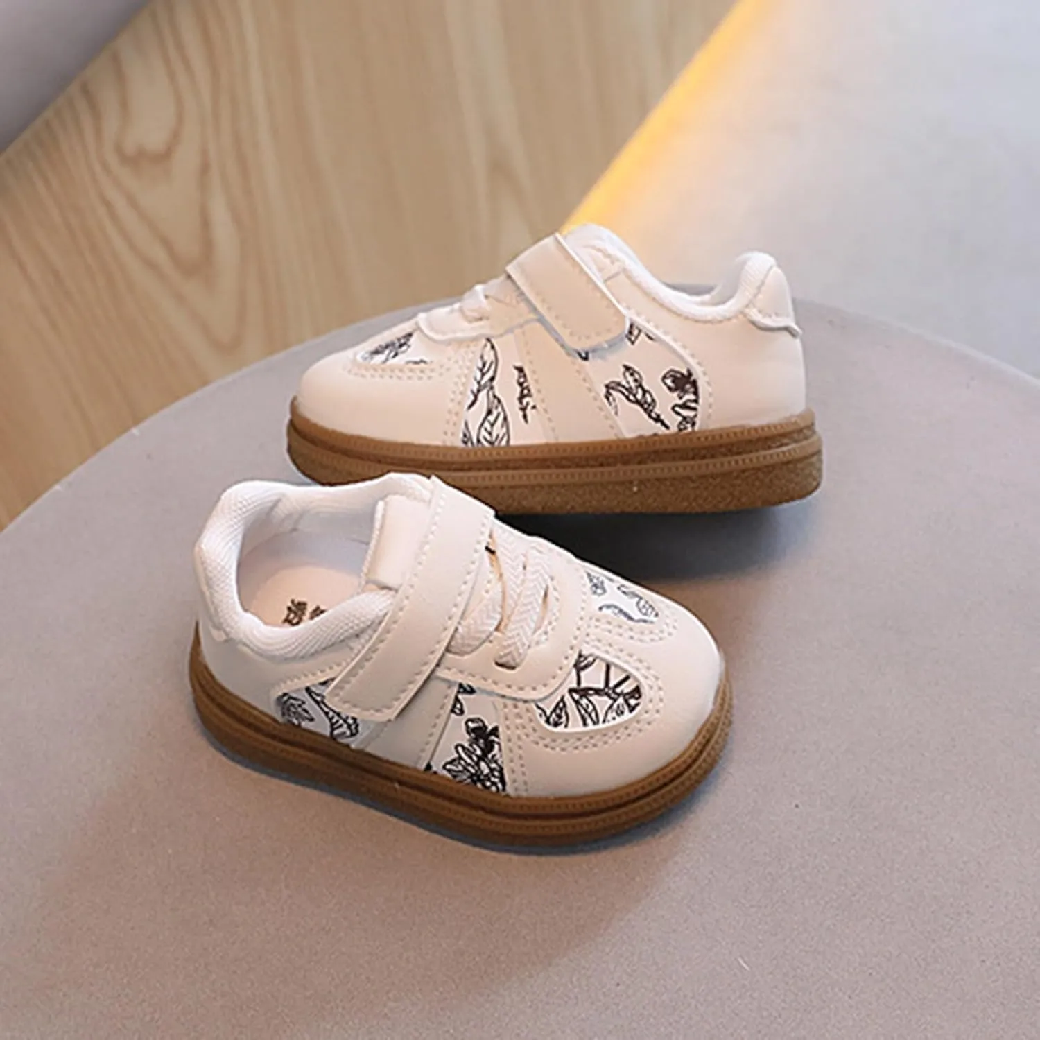Girls Kids Flat Sneaker Toddler Open Toe First Walking Little Kid Outdoor Running Sport Shoes Breathable Non Slip Shoes