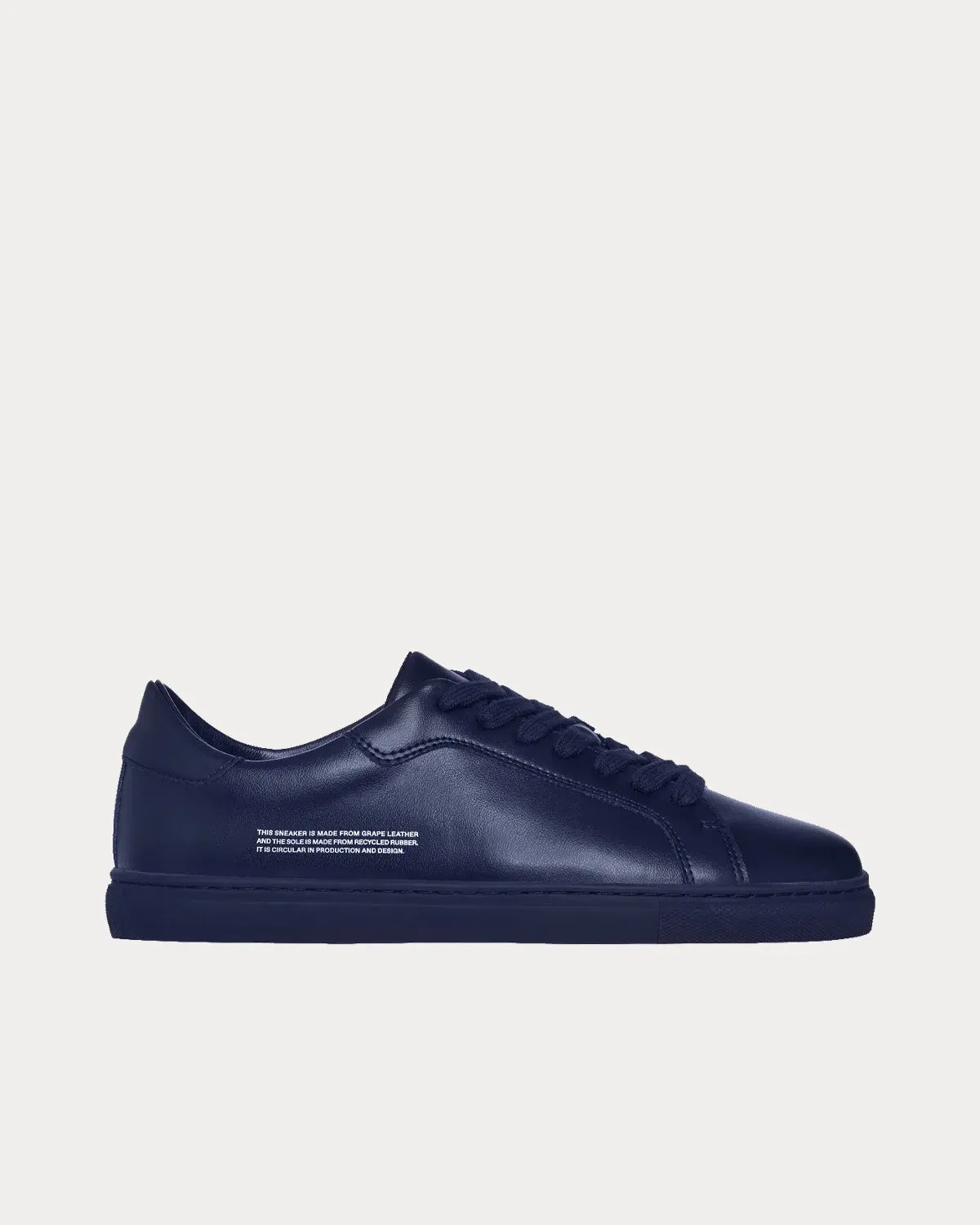 Grape Leather Navy Blue Low Top Sneakers